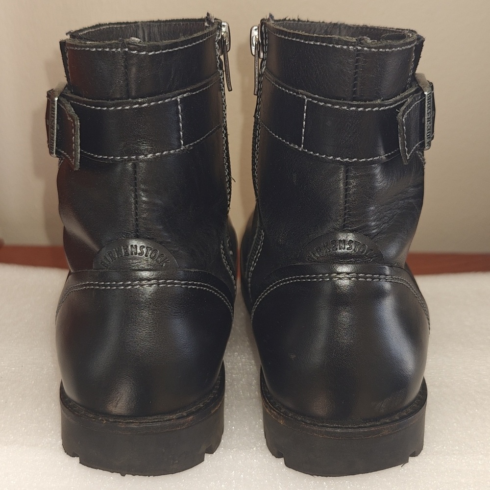 Birkenstock Black Leather Boot Size 37 - Picture 2 of 11